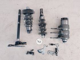 13127-032 Kawasaki Km100 Km 100 Transmission Shift Shaft Drum And Forks