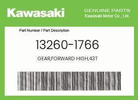 13260-1766 Kawasaki Genuine Gear Forward High 43t -