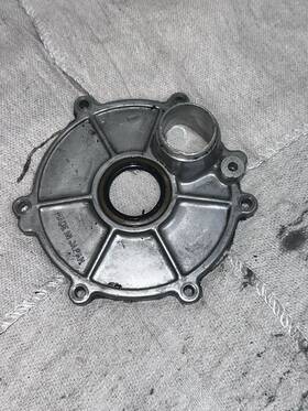 14019-046 Kawasaki 1972 F6 125 Cover-rotary Disc Vlv Enduro Dirtbike Motorcycle
