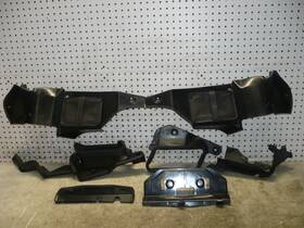 14024-1256 Kawasaki 86 93 Zg1000 Concours Right Left Heat Plate Fan Cover Panel Trim Center