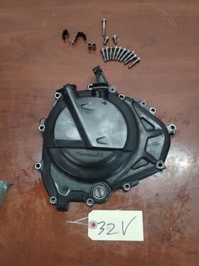 14032-0656 Kawasaki 2021-2023 Ninja Ex400 Z400 Black Clutch Right Side Engine Cover