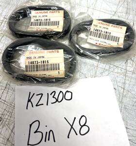 14073-1015 Kawasaki 1979 1980 Kz1300 Oem Intake Boots Air Box Cleaner Ducts Rubber Nos 1981