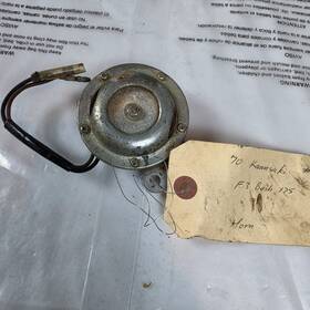 27003-016 Kawasaki Oem F3 125 Horn Assembly 1970 Vintage Motorcycle Original