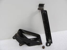 32094-002 Kawasaki 1970 F4 250cc Sidewinder Oil Tank Base Brackets A&b And Band