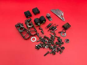 34028-1332 Kawasaki Kx125 1991 Oem Set Bolts Bolt Spring Exhaust Damper Muffler Step