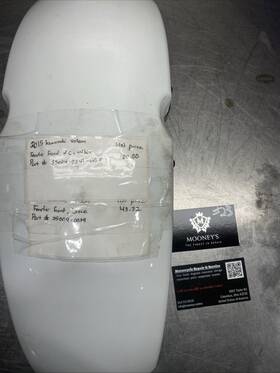 35004-0341-667 Kawasaki Used Oem Front Fender White Vulcan 650