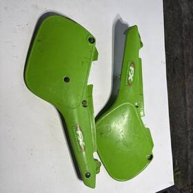 36001-1399 Kawasaki Kx60 Oem Right/left Side Covers Plastic Panel Number Plate 1985-2003
