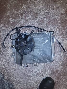 39060-0012 Kawasaki 2005-2008 Zzr600 Engine Motor Radiator Cooler With Fan