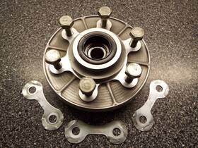 42008-016 Kawasaki Oem 1974 75 F11 Rear Sprocket Cush Hub With Bolts And Lock Washers Vtg
