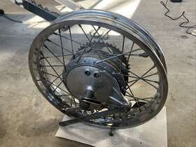 42048-008 Kawasaki H1 B 500 Mach Iii Triple Rear Wheel Axle Adjusters Brake Drum Assembly