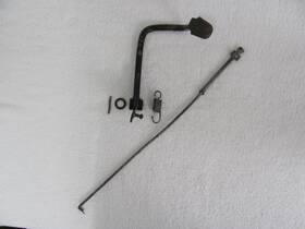 43001-014 Kawasaki 1974 90cc G3ssd Rear Brake Pedal Lever And Rod Assembly - Oem #43001-014