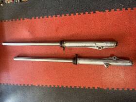 44001-1334 Kawasaki 1981 1982 Kdx250 Kdx 250 Front Forks Triple Clamps Fork Set Lot K129-2