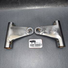 44033-068 Kawasaki 1974-1975 74-75 H2 750 Triple Mach Iv Oem Headlight Holders Fork Ears