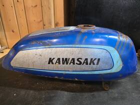 51001-110-3x Kawasaki 1971 H1 500 Gas Tank Fuel Blue
