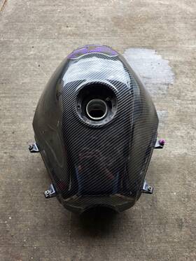 51083-5376-ig Kawasaki 88-07 2005 Ninja 250 Ex250 Fuel Tank Gas Petrol Canister Carbon Cover