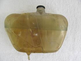 52001-004 Kawasaki 1970 F4 250cc Sidewinder Oil Tank With Cap Filter - Oem #52001-004