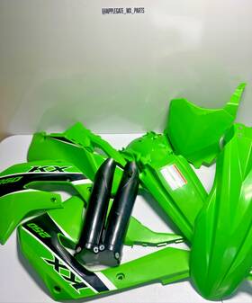 58029-0014-290 Kawasaki 2023 Kx250 Plastic Kit Fenders Shrouds Plates Oem Kx 250 250x
