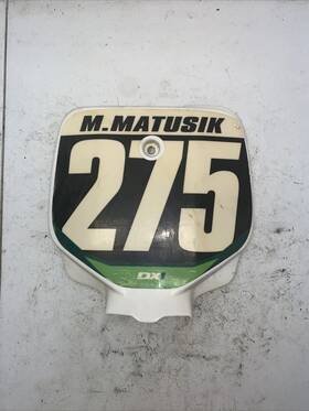 58029-1082-266 Kawasaki 2005 Kx85 Front Number Plate Plastic
