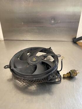 59502-0004 Kawasaki 2004 Vulcan 1600 Classic Radiator Blower Cooling Fan Assembly