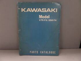 6924 Kawasaki Factory Parts Catalogue Manual 1969 175 F3 / 250 F4 No