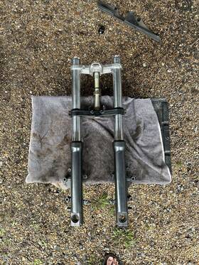 836262 Kawasaki 2005 Zx600g 49mm Front Forks Adjustable Suspension
