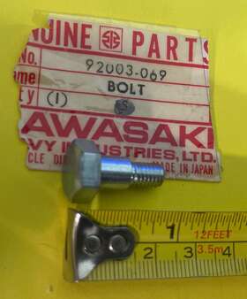 92003-069 Kawasaki Nos New Hex Head Bolt 6mm F6 F7 G4 G5 Ke Kv Kz