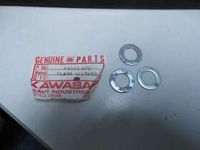 92022-072 Kawasaki Nos Oem 12mm Plain Washer 67-71 A1 A1ss A7 A7ss Qty 3