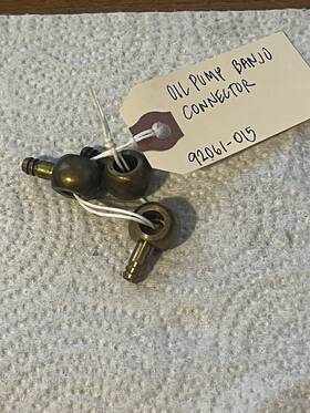 92061-015 Kawasaki Oil Pump Banjo Connector H2 H1 S1 S2 S3 Kh250 Kh400 Kh500