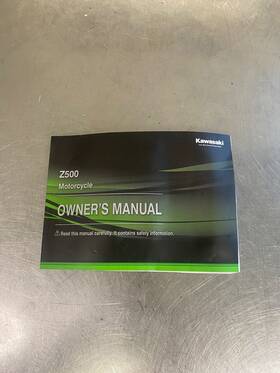 99803-0444 Kawasaki 2024 Z500 Owners Manual