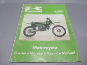 99920-1085-01 Kawasaki Oem Owners Service Manual 1980 Kx80 A2 B2