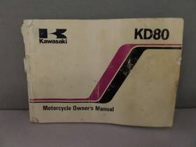 99920-1168-02 Kawasaki Factory Owners Manual 1982 Kd80-m3