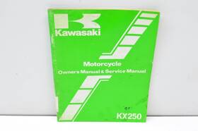99920-1288-01 Kawasaki Oem Owners And Service Manual Kx250d2