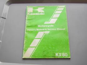 99920-1290-02 Kawasaki Kx80 E3 F3 Genuine Owners Manual And Service Repair