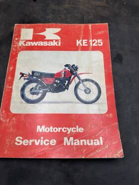 99924-1010-04 Kawasaki Oem Service Manual 1978-1982 Ke125