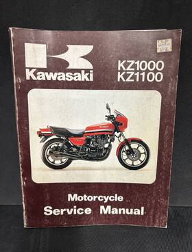 99924-1026-01 Kawasaki Oem Service Manual 1981-1983 Kz1000 Kz1100 Factory Book