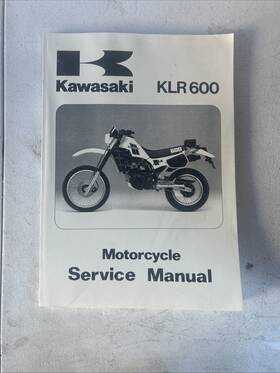 99924-1050-01 Kawasaki Factory Service Manual 1984 Klr600