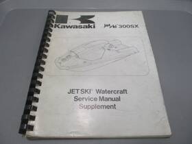 99924-1070-52 Kawasaki Oem Service Supplement Manual 1987-1991 Js300 300 Sx