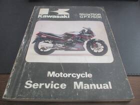 99924-1079-01 Kawasaki Oem Service Manual 1987 Ninja 750r Gpx750r