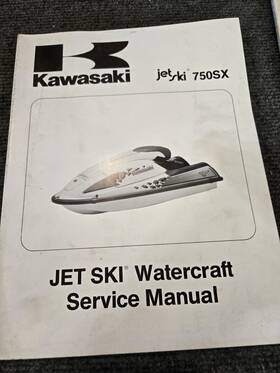 99924-1156-01 Kawasaki Dealer Oem Service Manual 1992 Js750 750sx