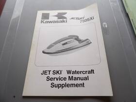 99924-1189-51 Kawasaki 750sxi Jet Ski 1995 Genuine Owners Service Repair Manual