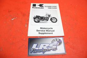 99924-1199-53 Kawasaki Vulcan 800 Classic Vn800 Motorcycle Service Manual Supplement