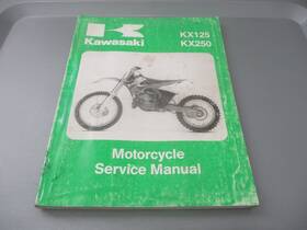 99924-1244-01 Kawasaki Oem Service Manual 1999 Kx125 Kx250