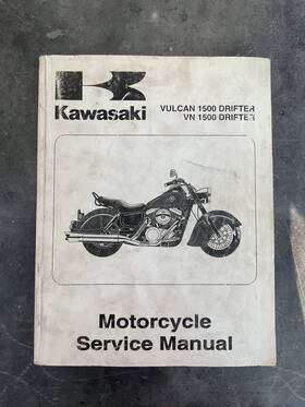 99924-1246-01 Kawasaki Vulcan Vn 1500 Drifter Motorcycle Service Manual Part No