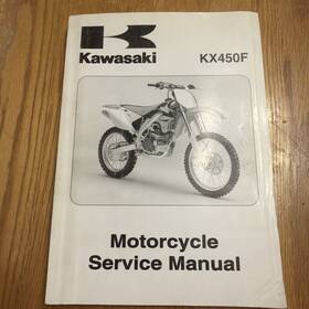99924-1355-01 Kawasaki 2006 Kx450f Oem Shop Service Repair Manual Kx450