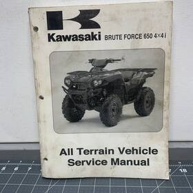 99924-1363-31 Kawasaki 2006 Oem Service Manual Brute Force 650 4x4