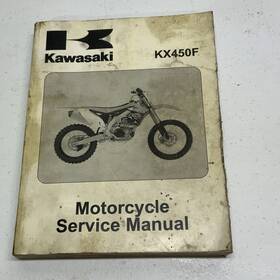 99924-1448-31 Kawasaki Genuine Oem Service Manual 2012 Kx450 F Kx450f