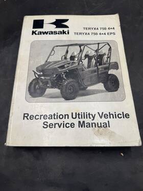 99924-1452-31 Kawasaki Factory Ruv Service Manual 2012 Teryx4 750 4x4 Eps