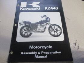 99931-1060-01 Kawasaki Factory Setup Assembly Manual 1980 Kz440d1 Kz440 D1