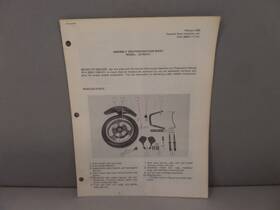 99931-1111-01 Kawasaki Factory Assembly And Preparation Sheet Model 1983 Zx750-a1