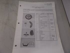 99931-1175-01 Kawasaki Factory Assembly And Preparation Sheet Model 1986 Zg1000-a1